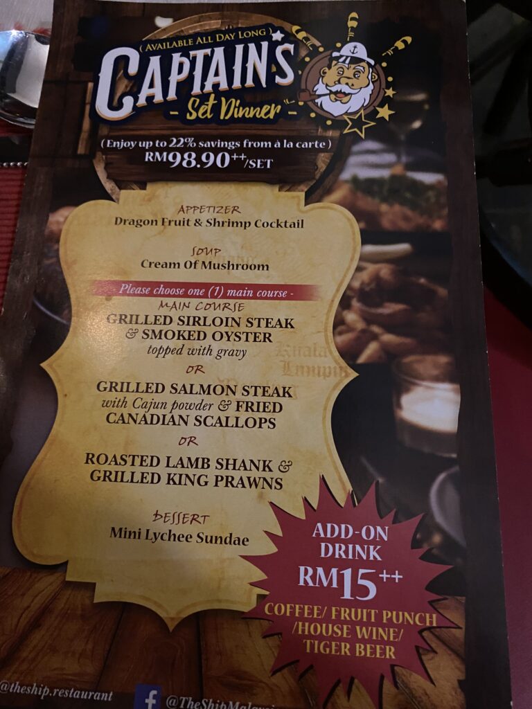The Ship Restaurant Penang