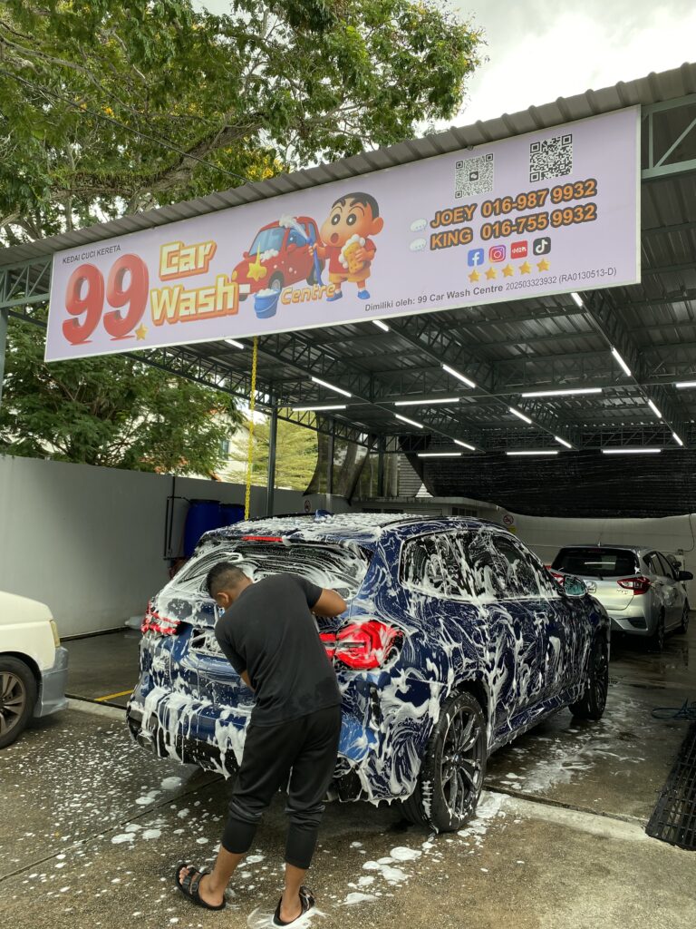 Caltex Green Lane Penang, car wash