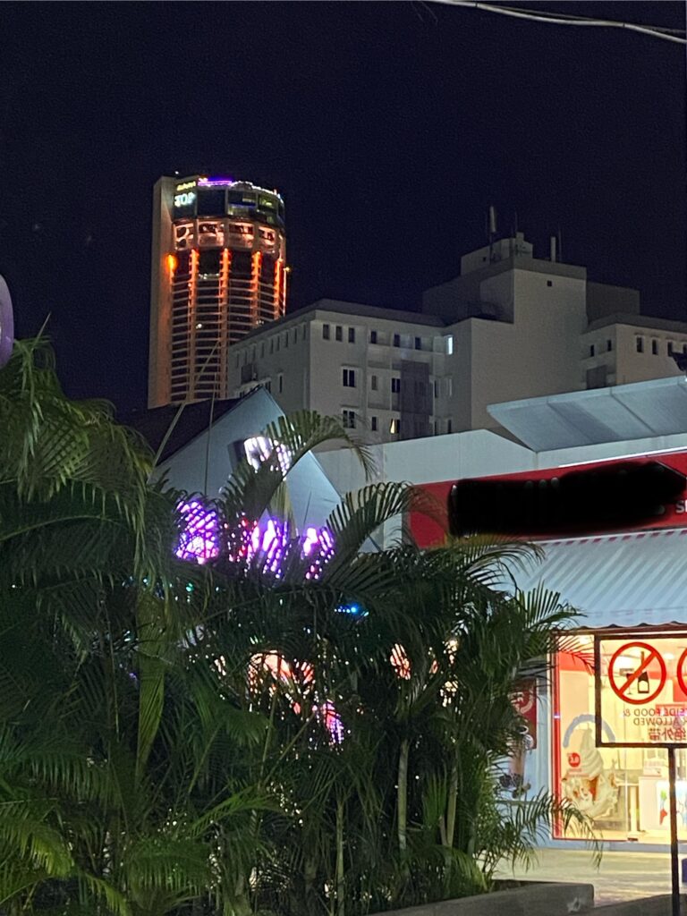 Penang Mutiara Line LRT, Komtar night view